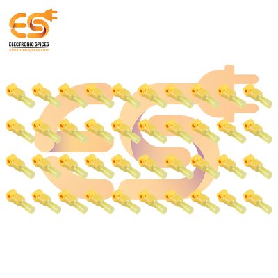 T3-Tap Quick Splice Electrical Crimp Terminal Yellow Connector Pack of 100